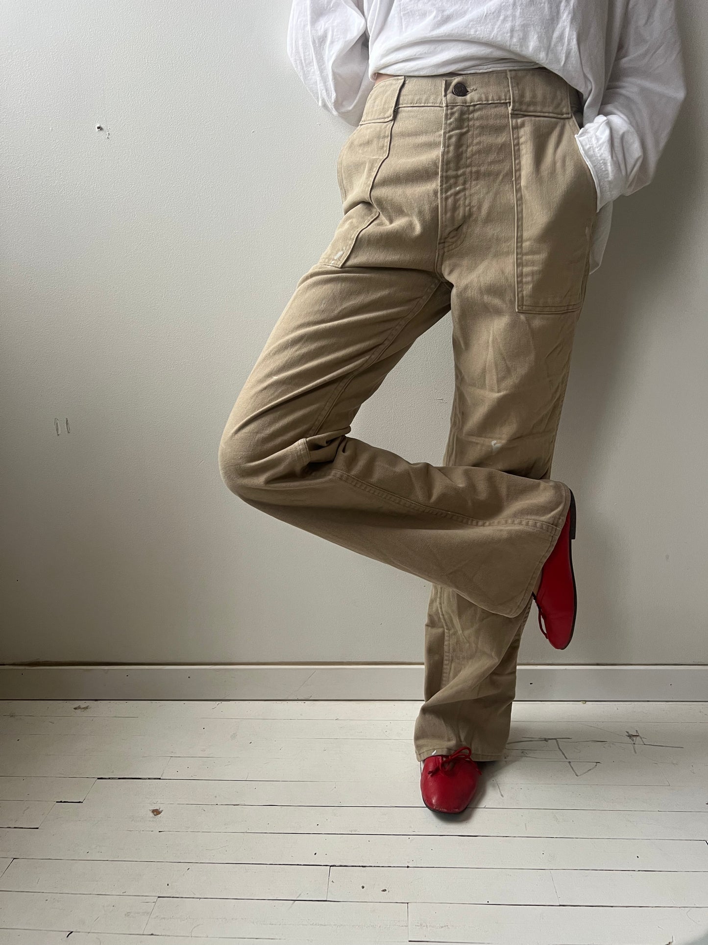 70s Tan Levi’s Flares