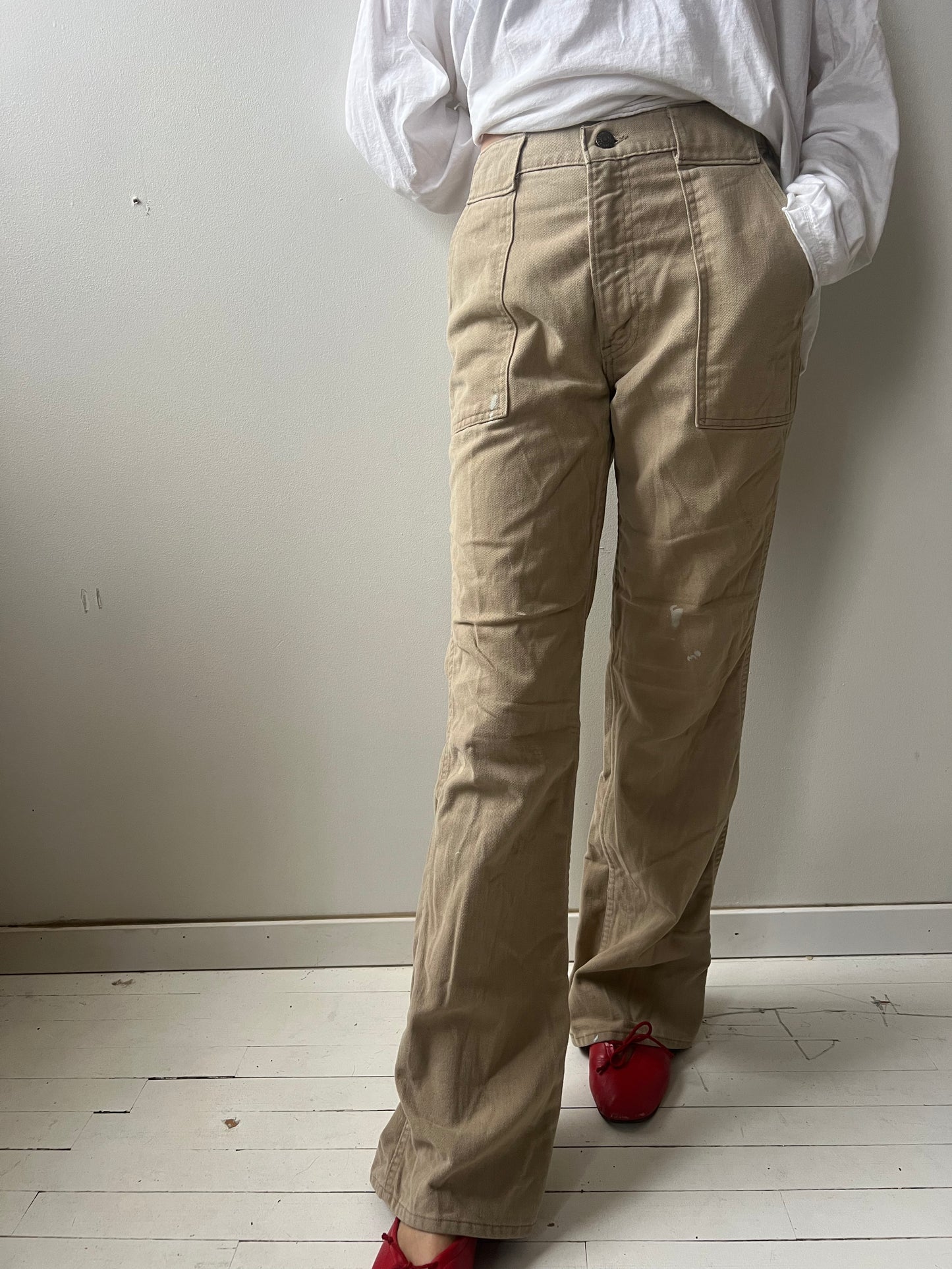 70s Tan Levi’s Flares