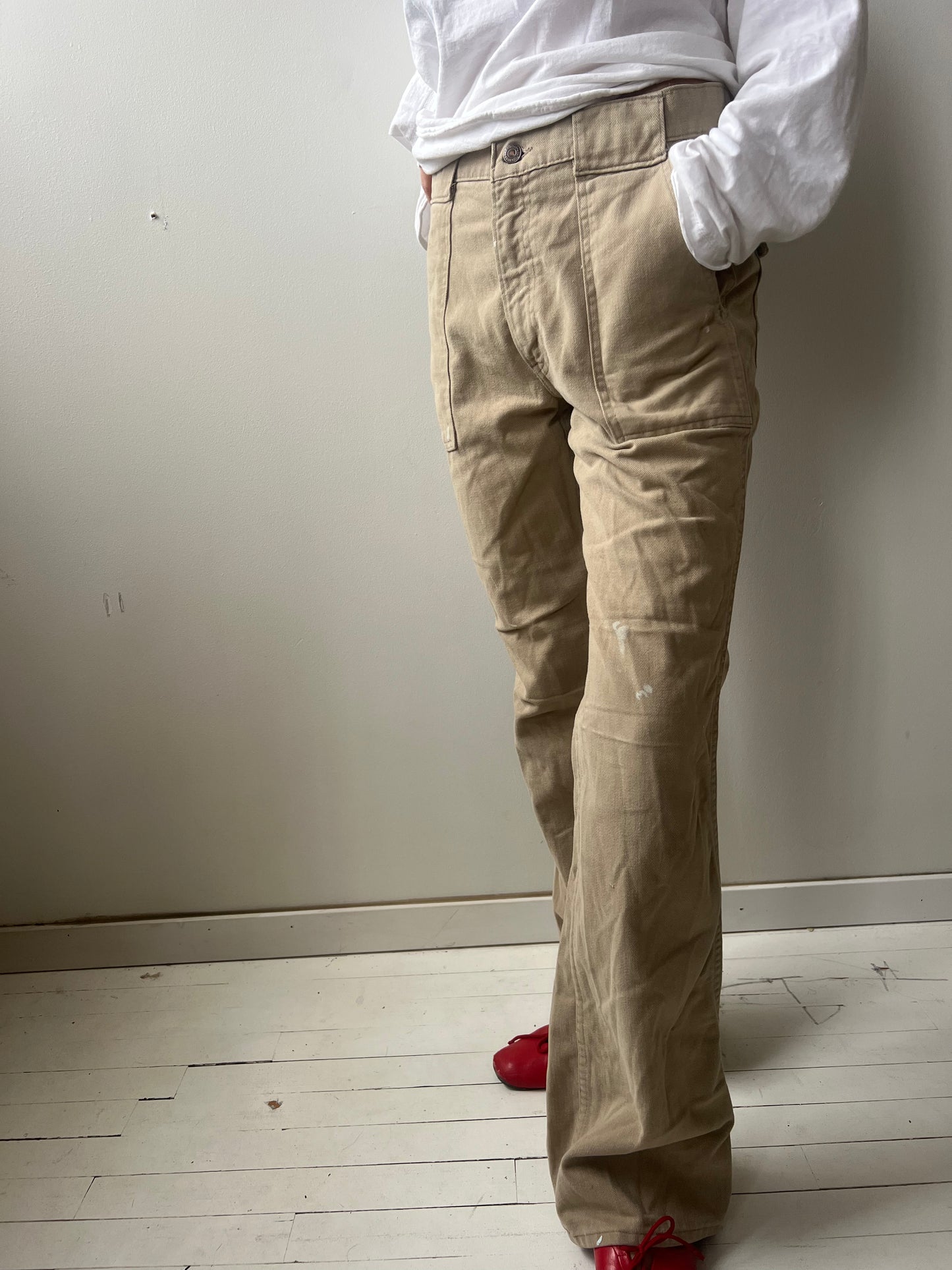 70s Tan Levi’s Flares