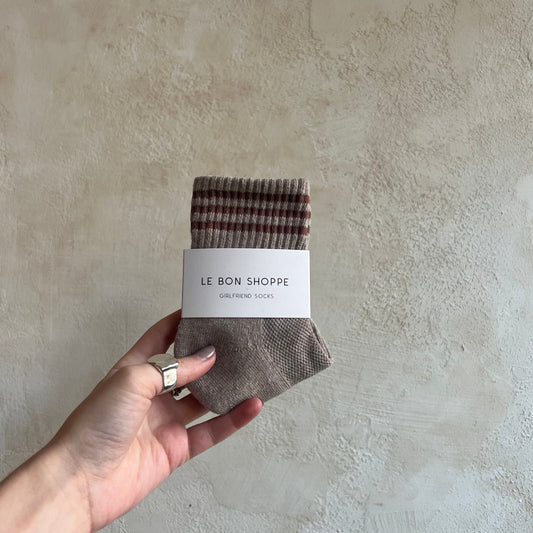 Girlfriend Socks in Hazelwood by Le Bon Shoppe
