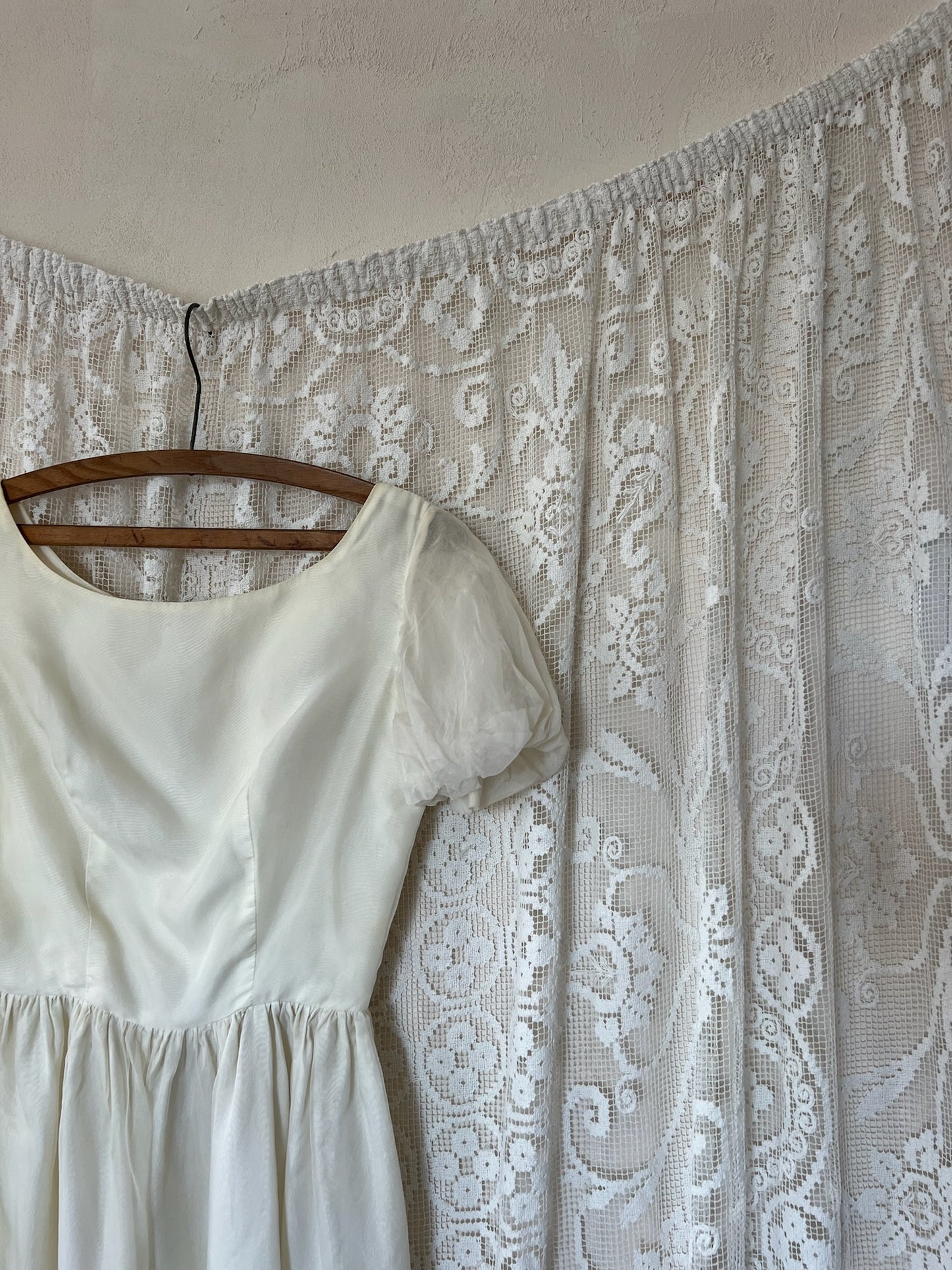 Ivory Embroidered Dress