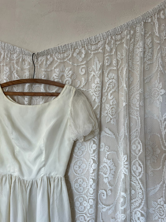 Ivory Embroidered Dress