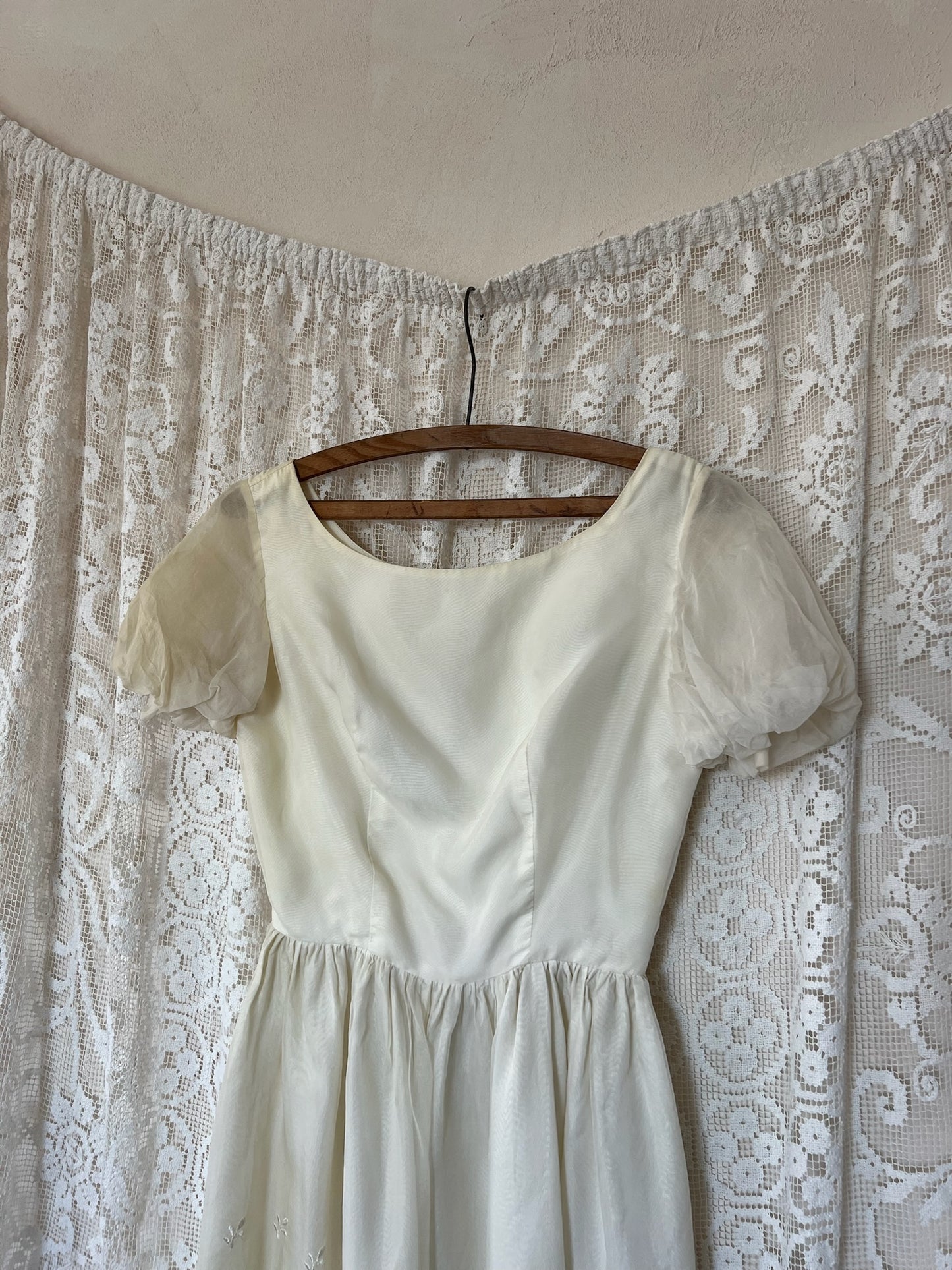 Ivory Embroidered Dress