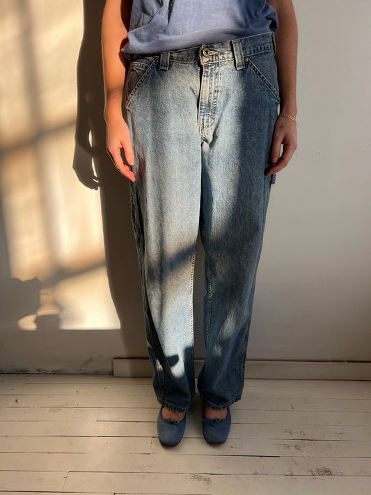 Lee Dungarees Carpenter Style Denim