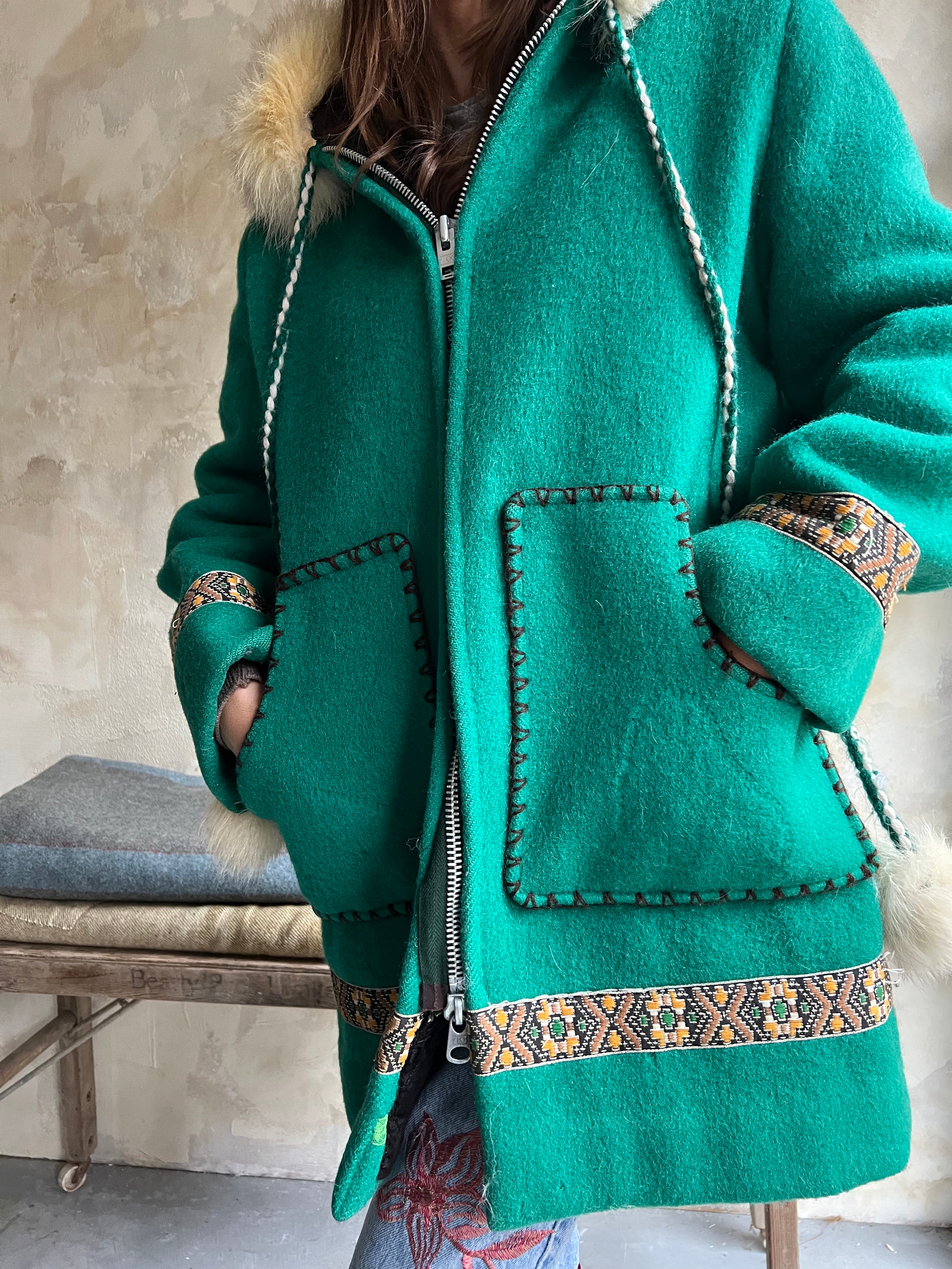 Emerald Green Wool Jacket