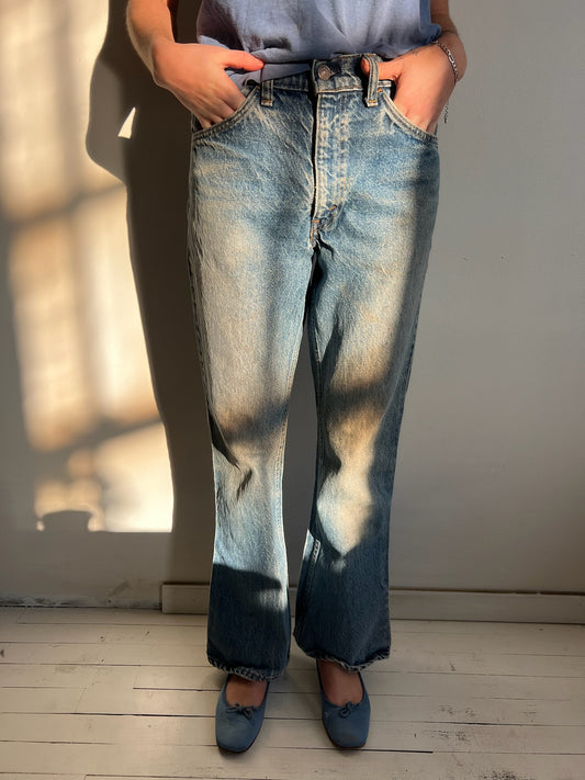 Orange Tab Levi’s Flares