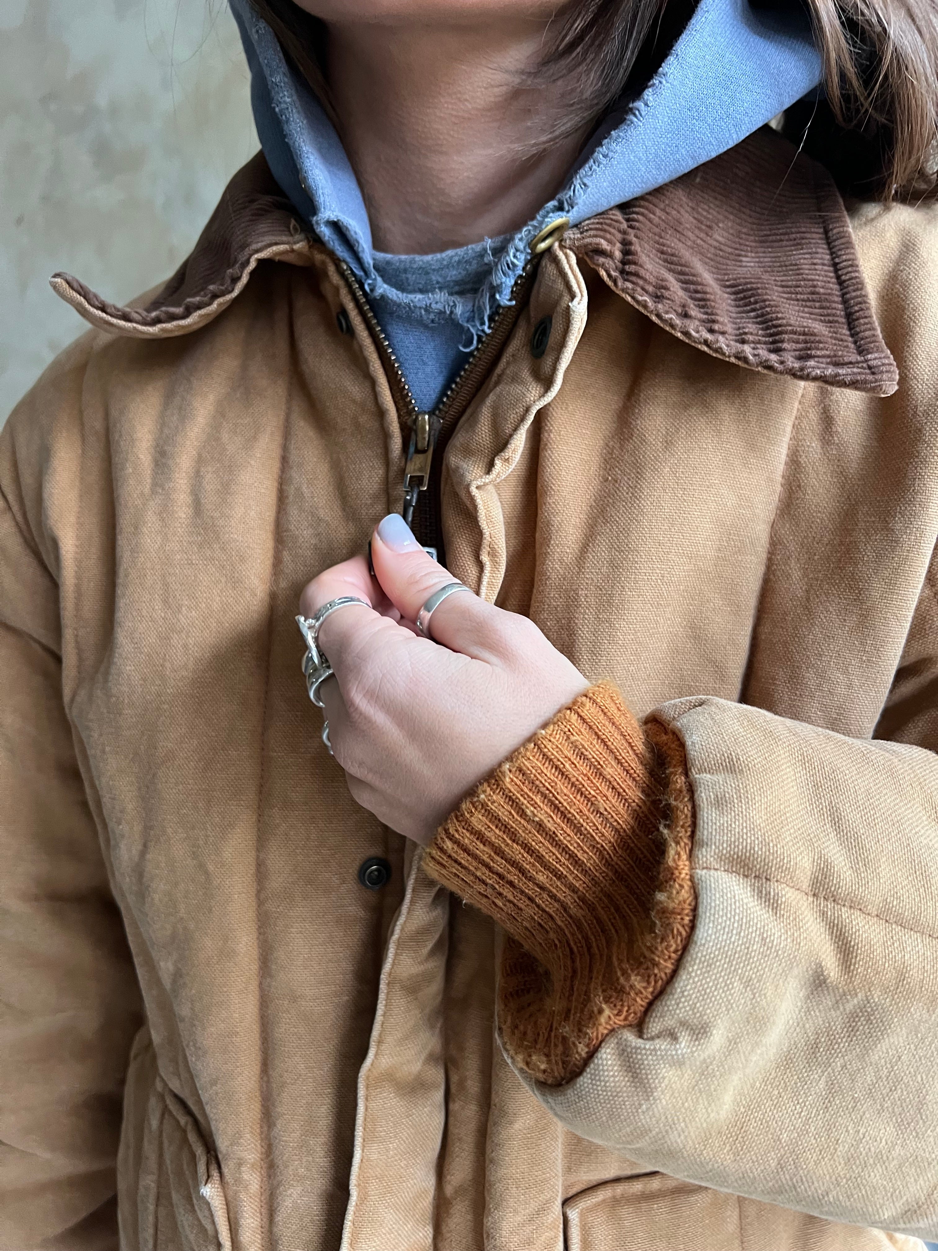 Walls Quilted Khaki Jacket
