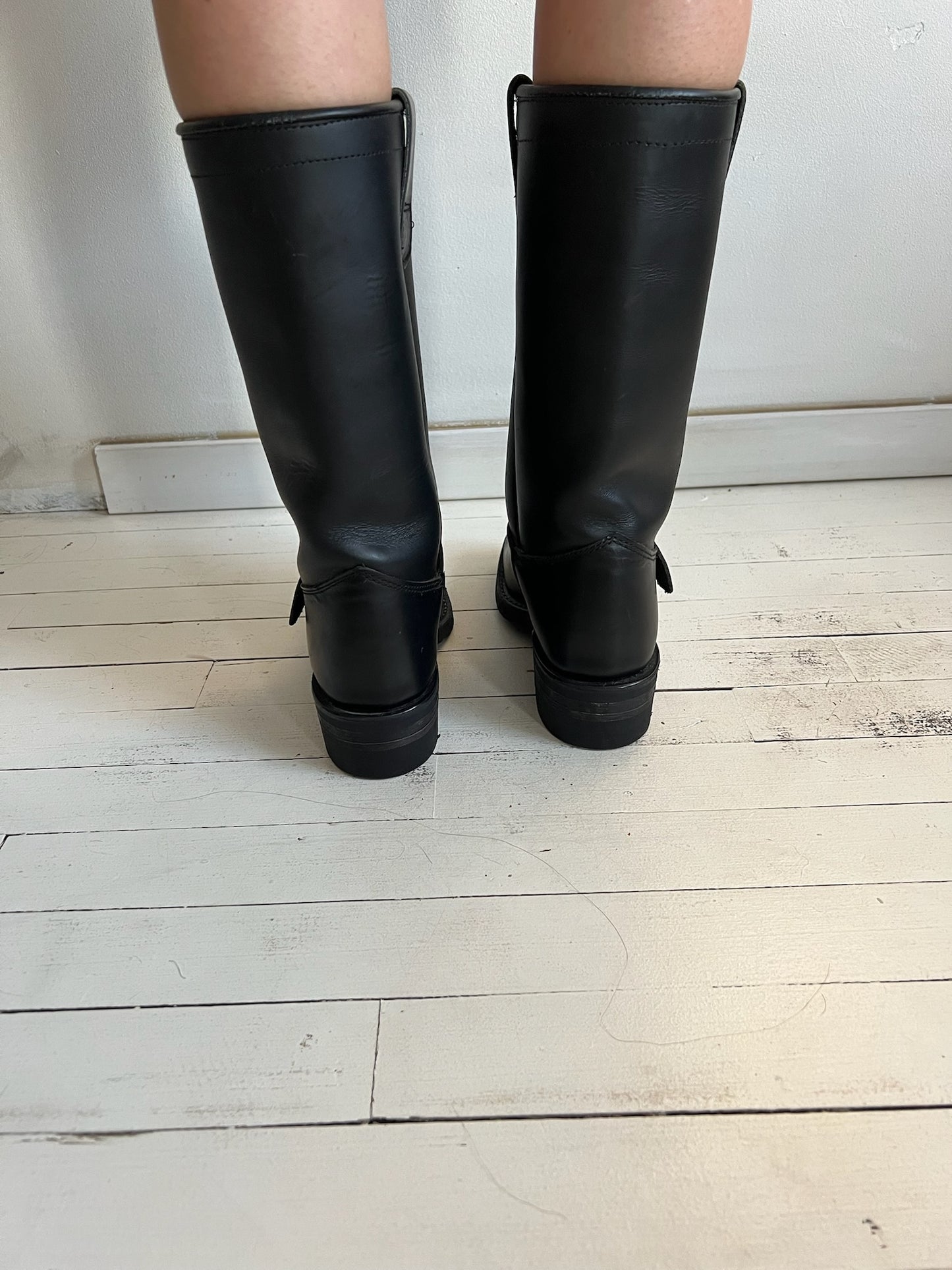 The Coolest Black Biker Boot