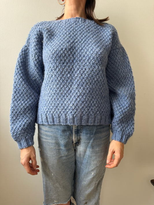 Sky Blue Knit Sweater