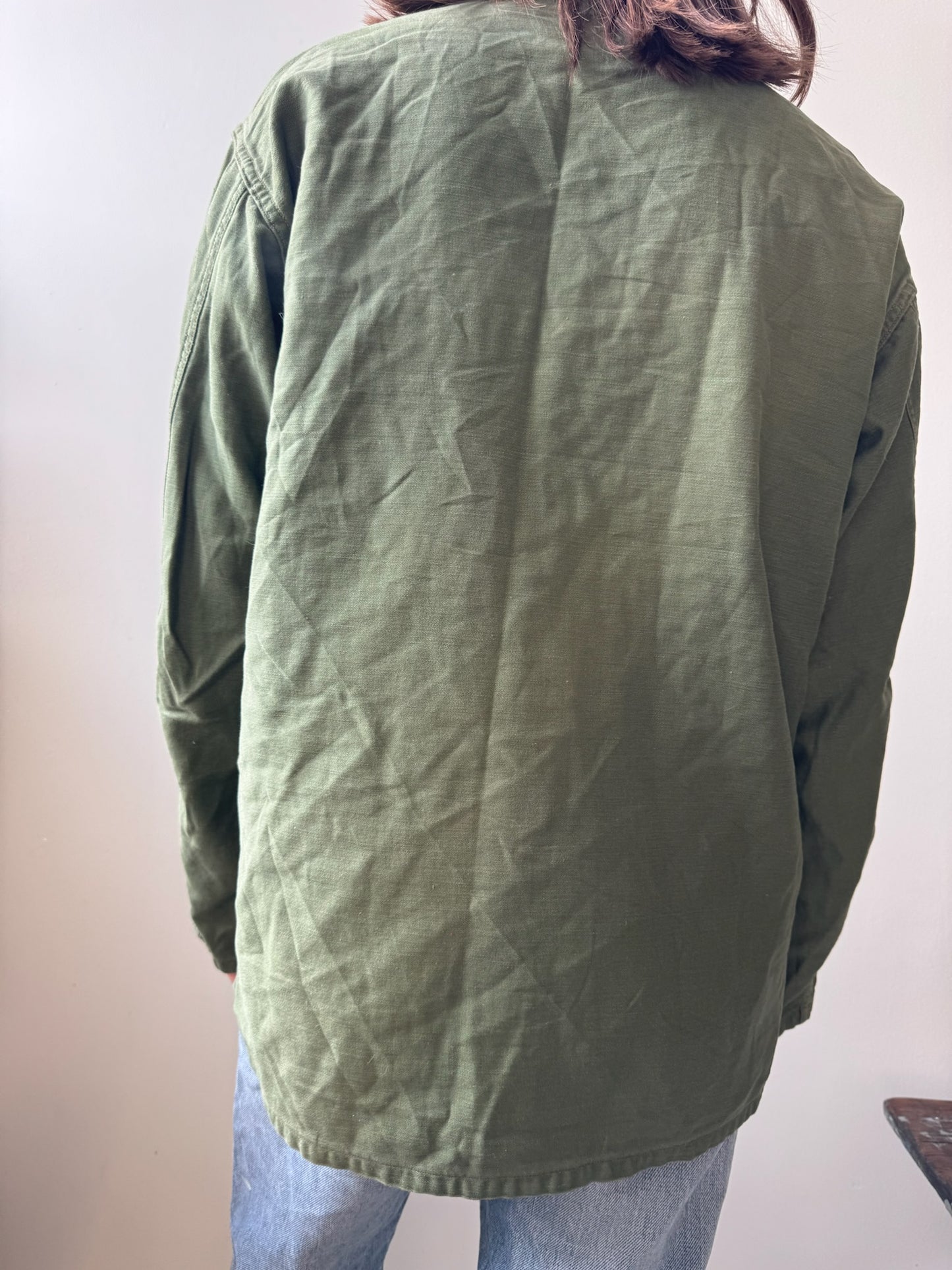 Military Patched Button Up