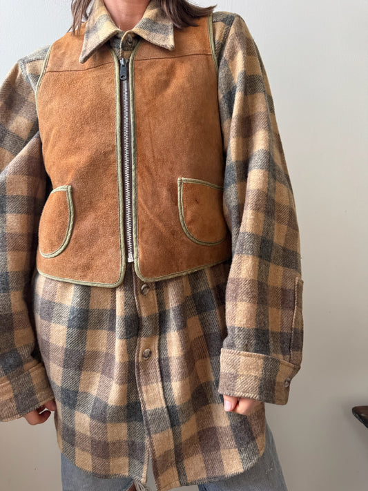 Suede Tan Vest