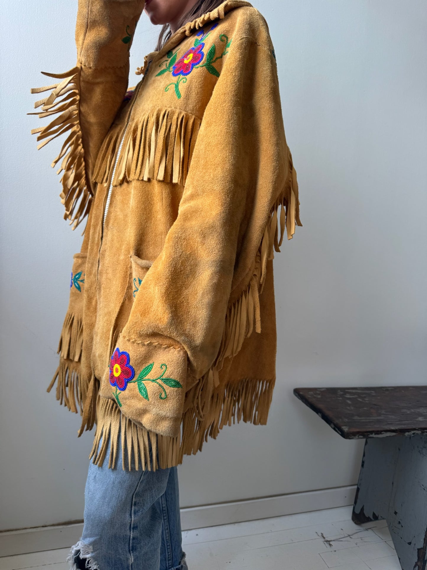 Beaded Fringe Jacket