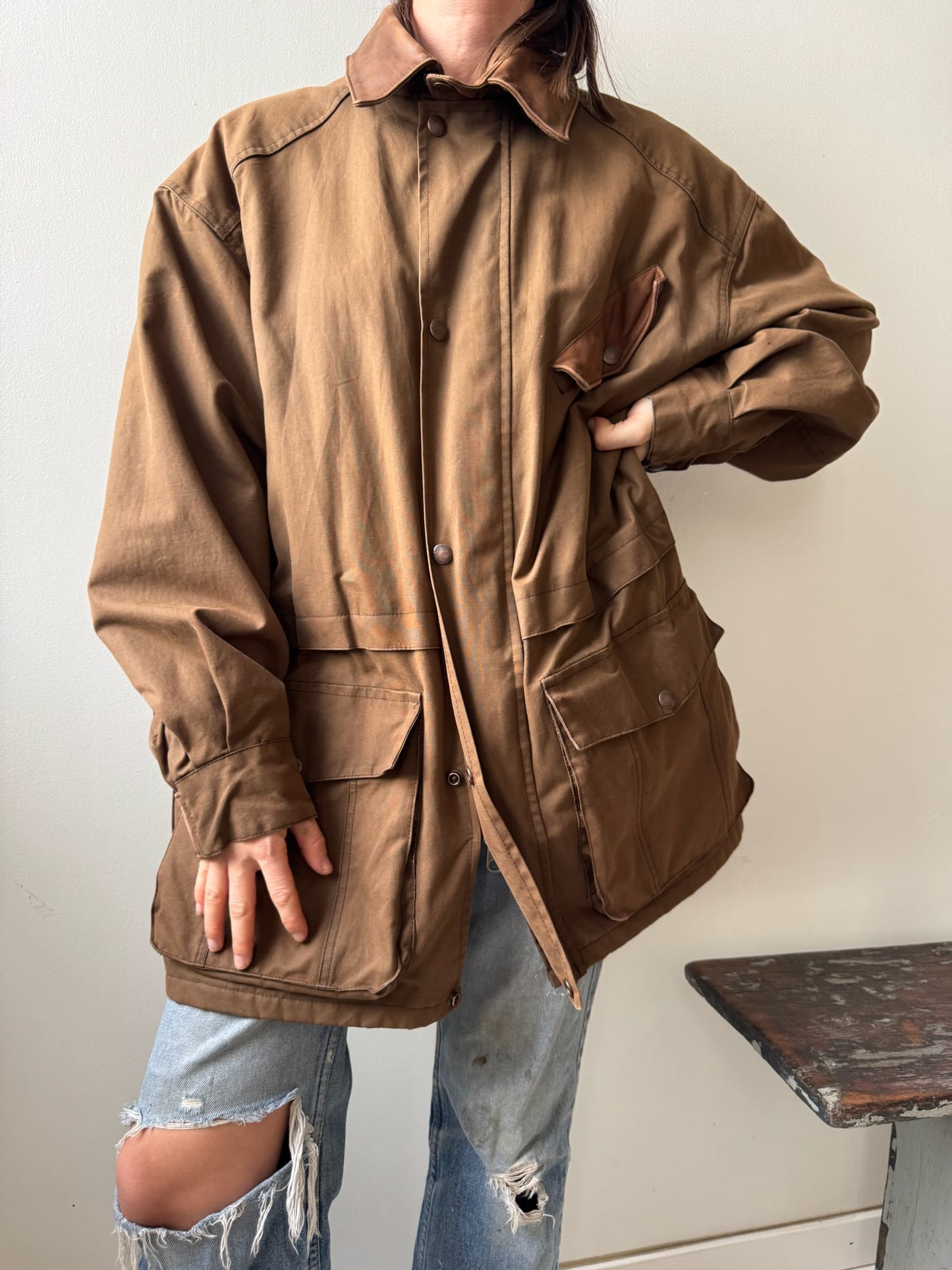 Brown Waxed Jacket