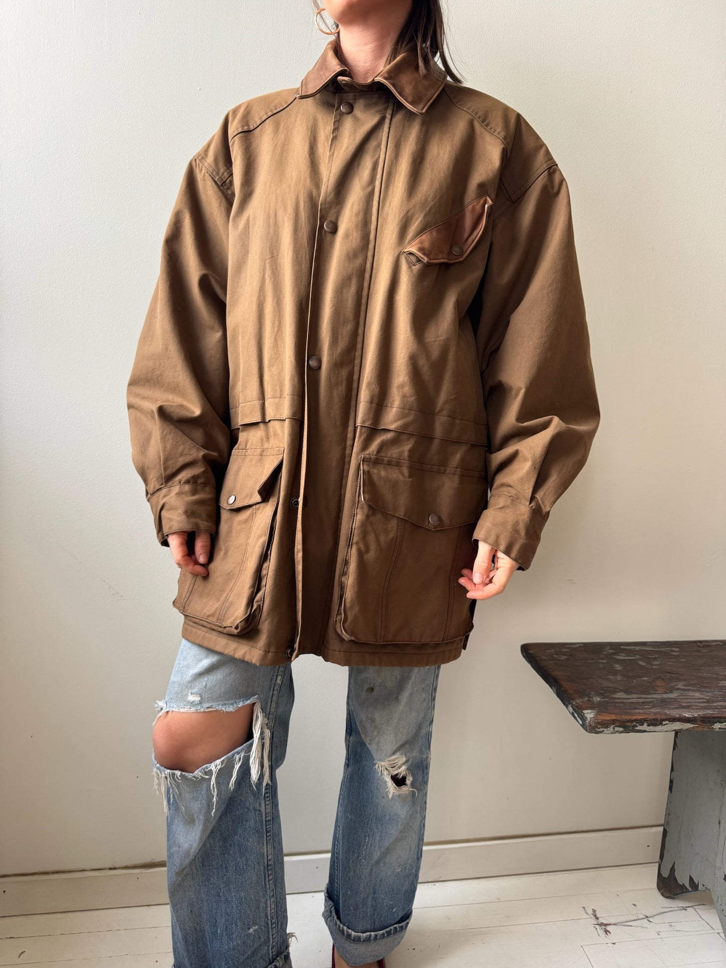 Brown Waxed Jacket