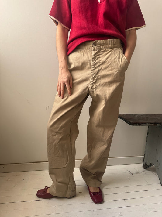 Khaki Trouser