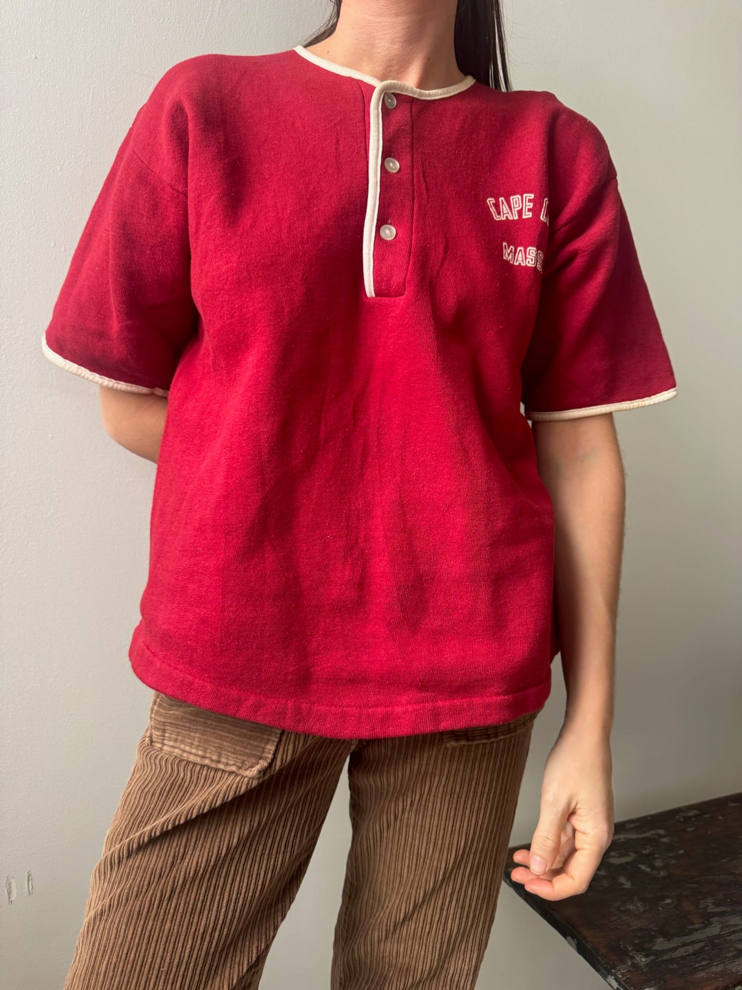 Cape Cod Massachusetts Fleece Jersey Tee