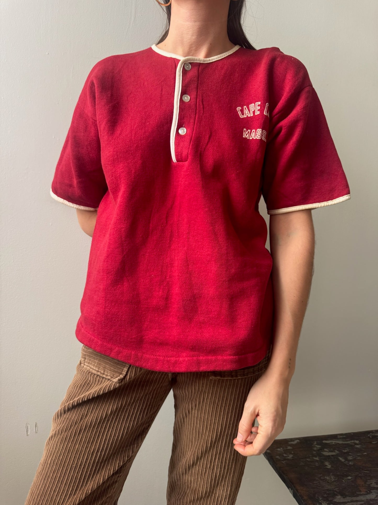 Cape Cod Massachusetts Fleece Jersey Tee