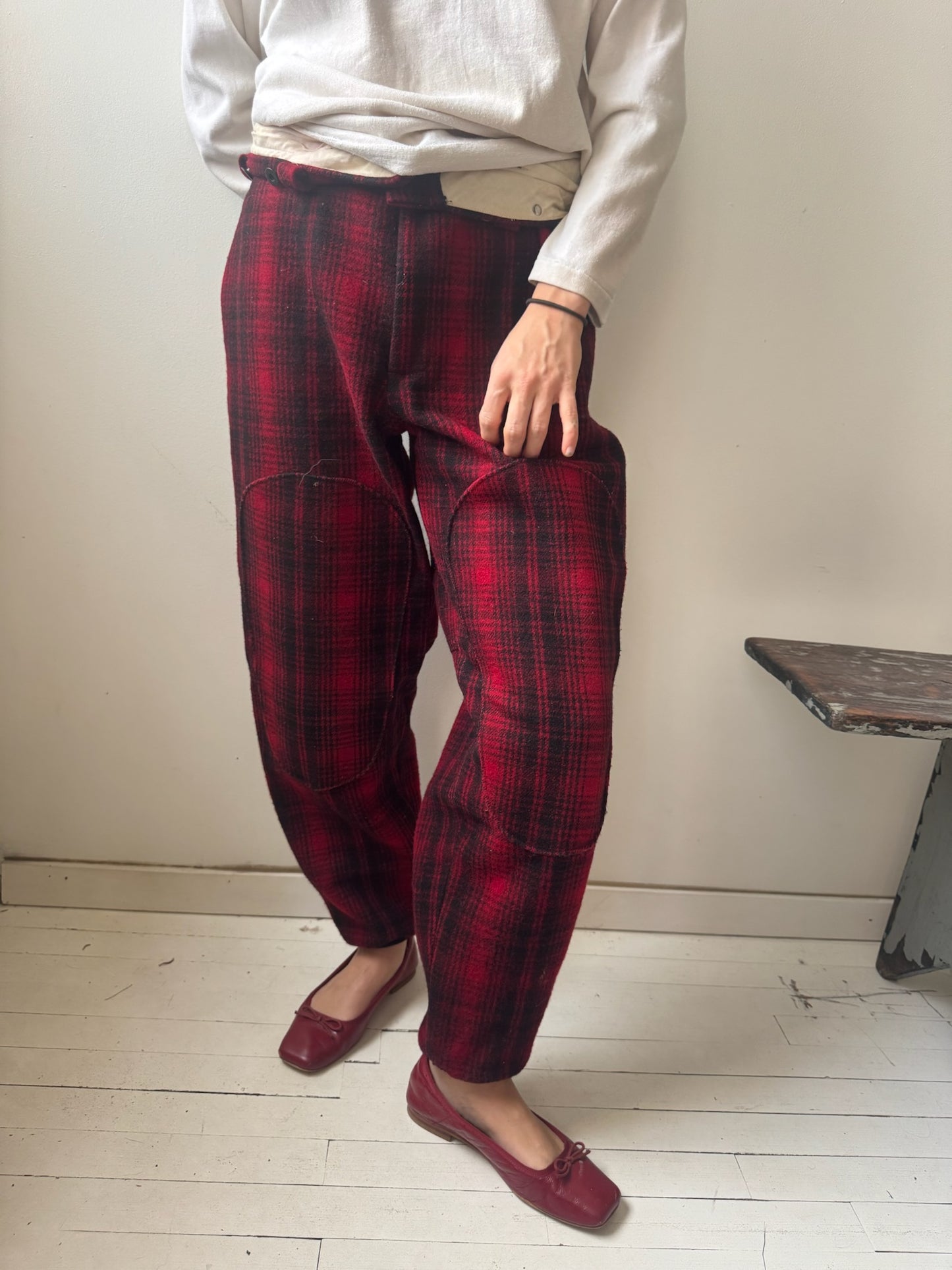 Plaid Woolrich Pants