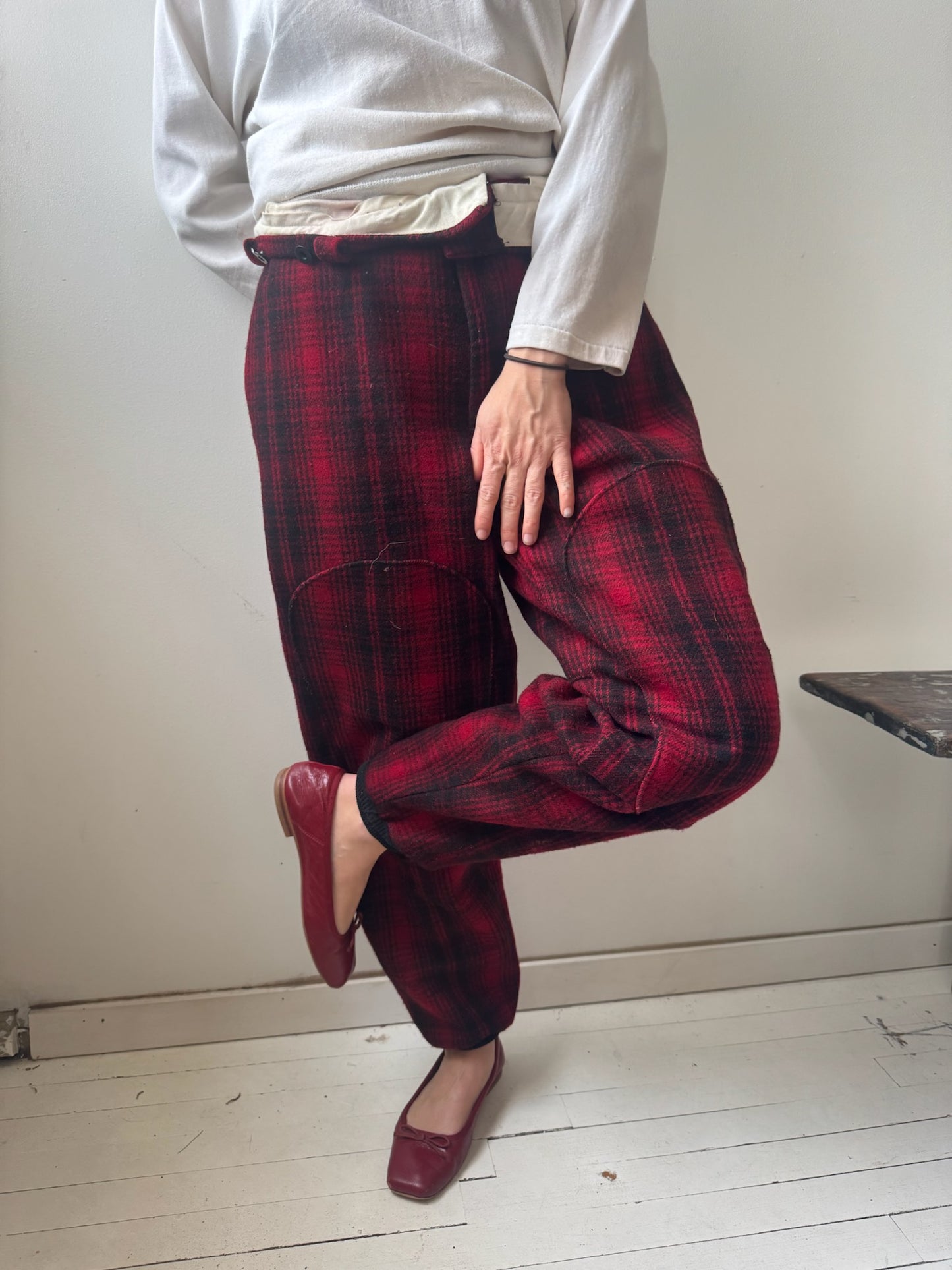 Plaid Woolrich Pants
