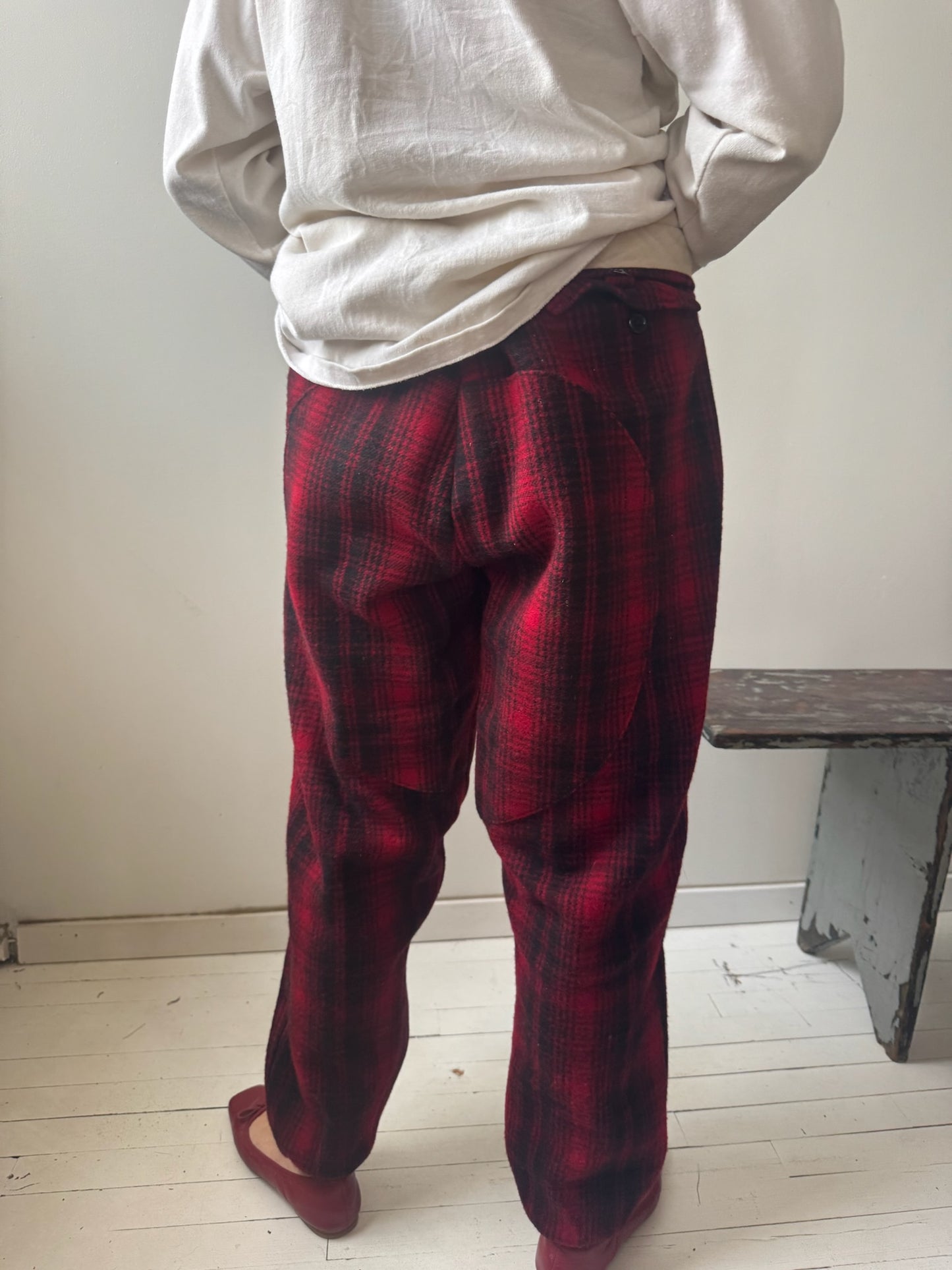 Plaid Woolrich Pants