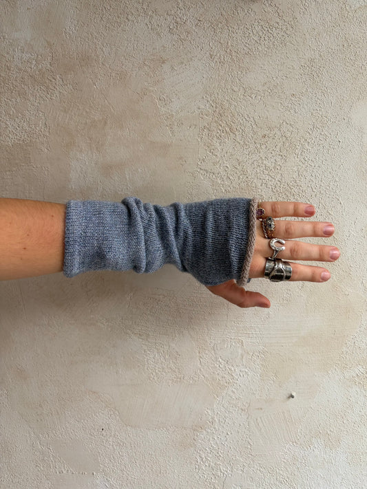 Long 100% Alpaca Mittens by Samantha Holmes