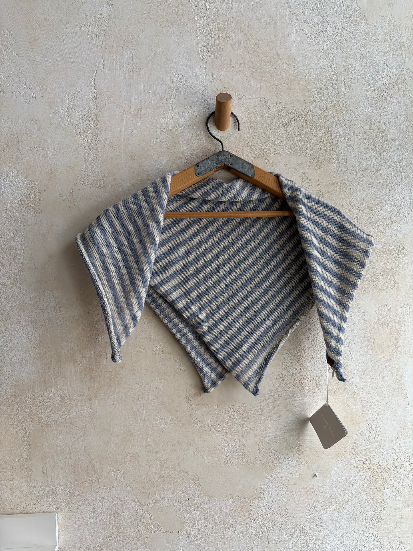 100% Alpaca Stripe Neckerchief by Samantha Holmes