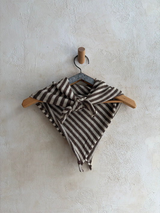 100% Alpaca Stripe Neckerchief by Samantha Holmes