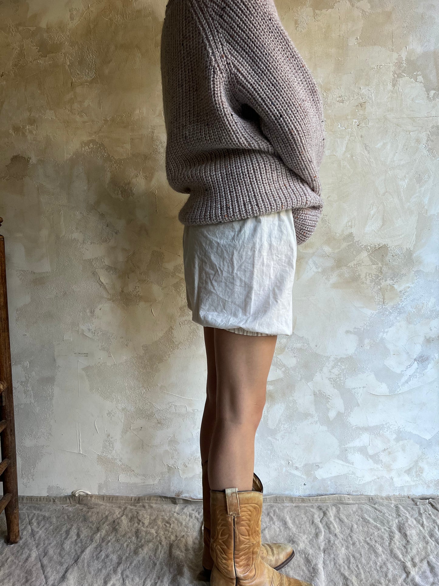 Natural Cotton Short Bloomer