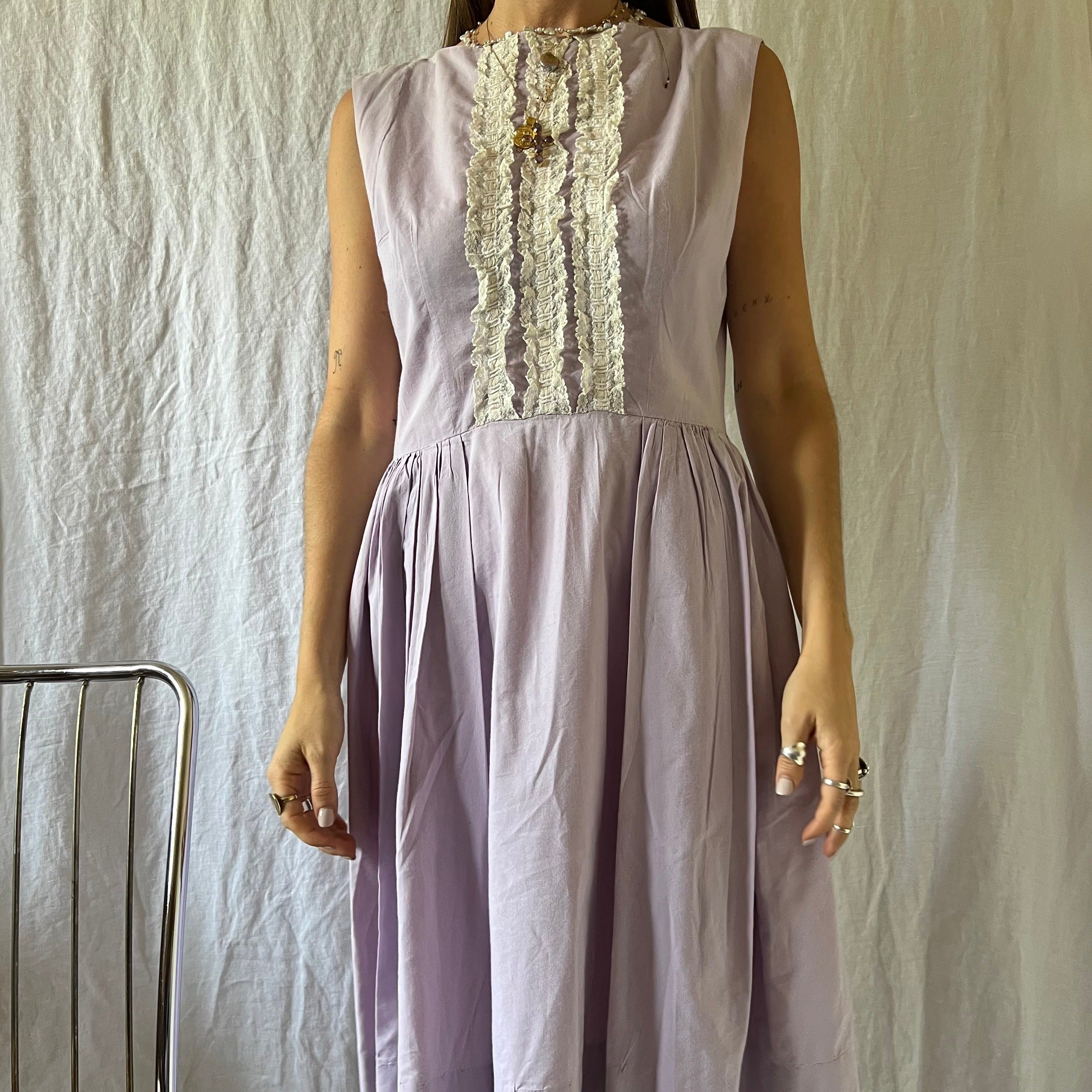 Lilac Lace Dress