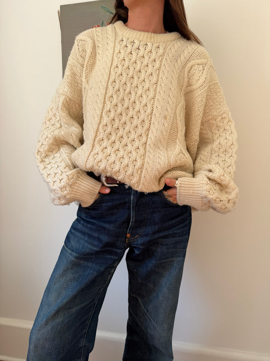 Irish Homecraft Fisherman Sweater