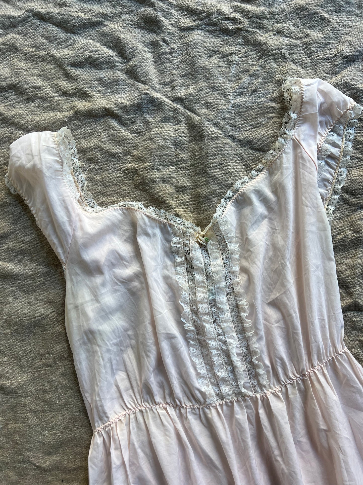 Baby Pink Cotton Baby Doll Nightie