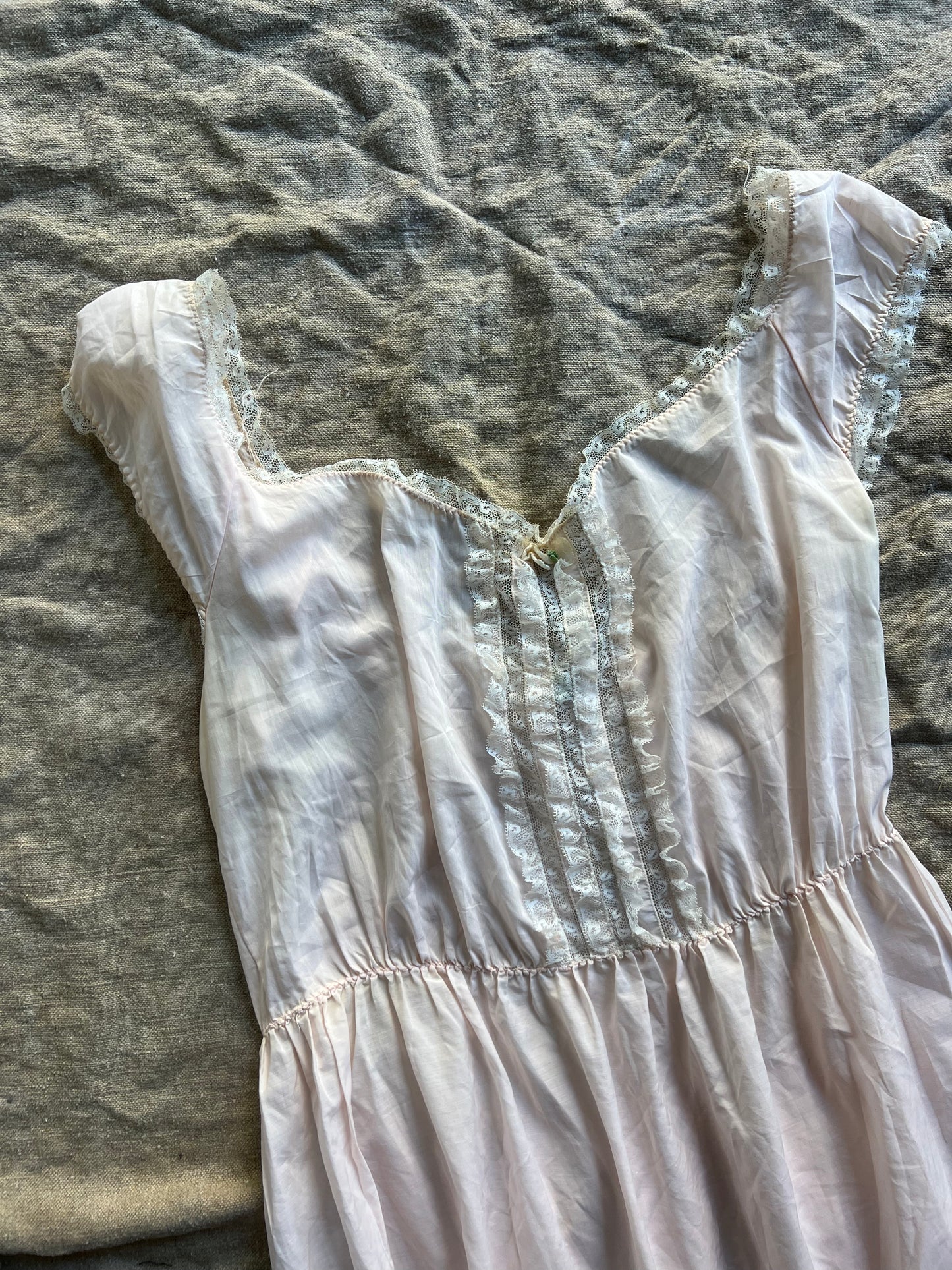 Baby Pink Cotton Baby Doll Nightie