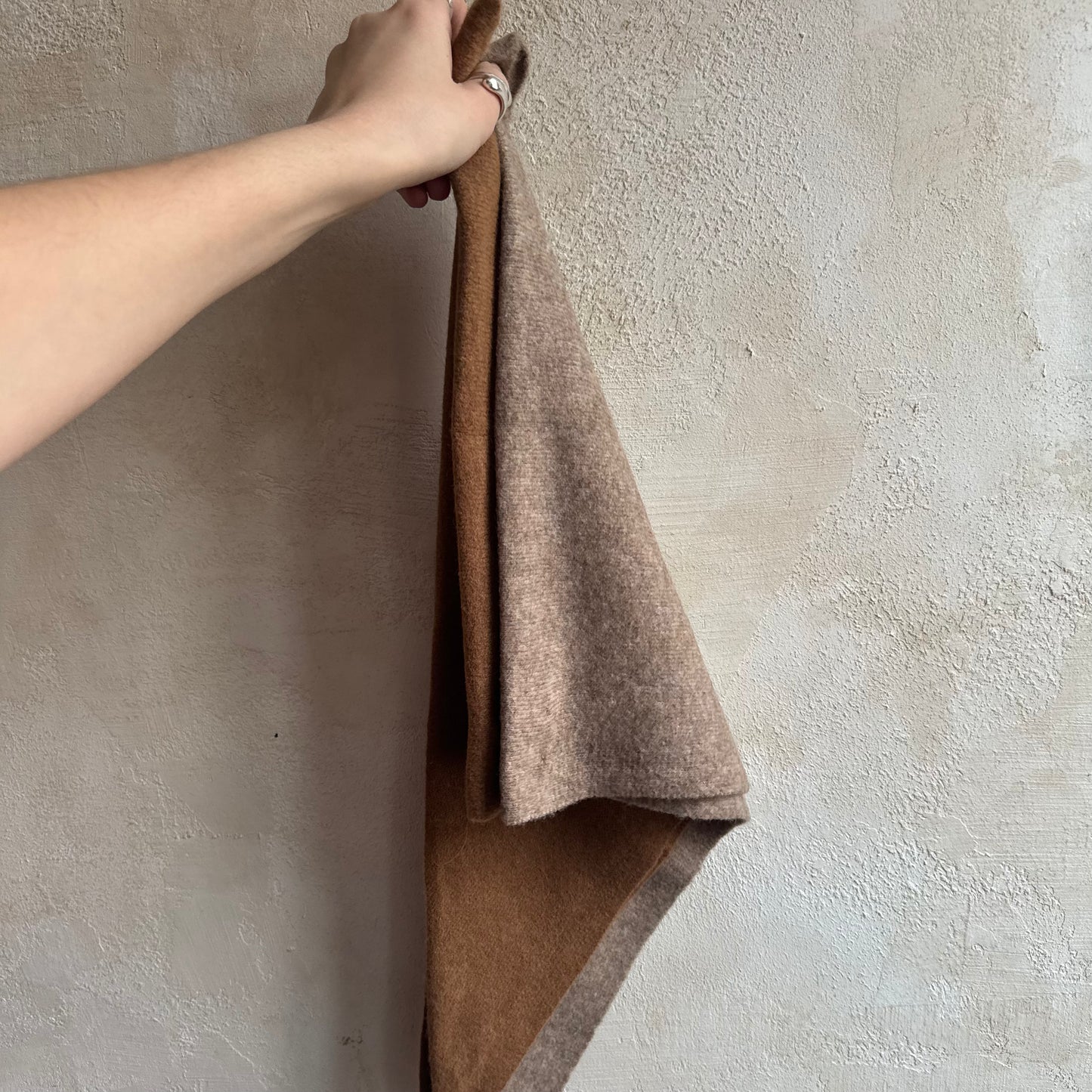 Fuzzy Wool Cravat Scarf by Billy Bamboo