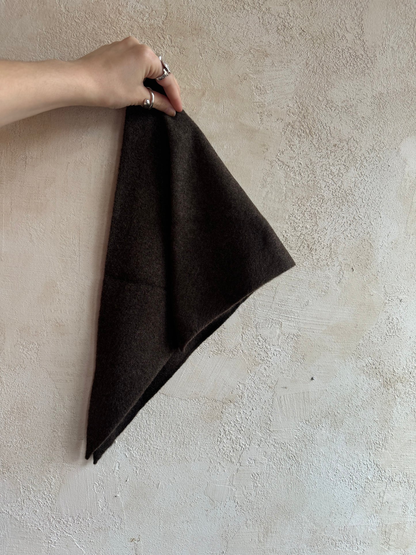 Fuzzy Wool Cravat Scarf by Billy Bamboo