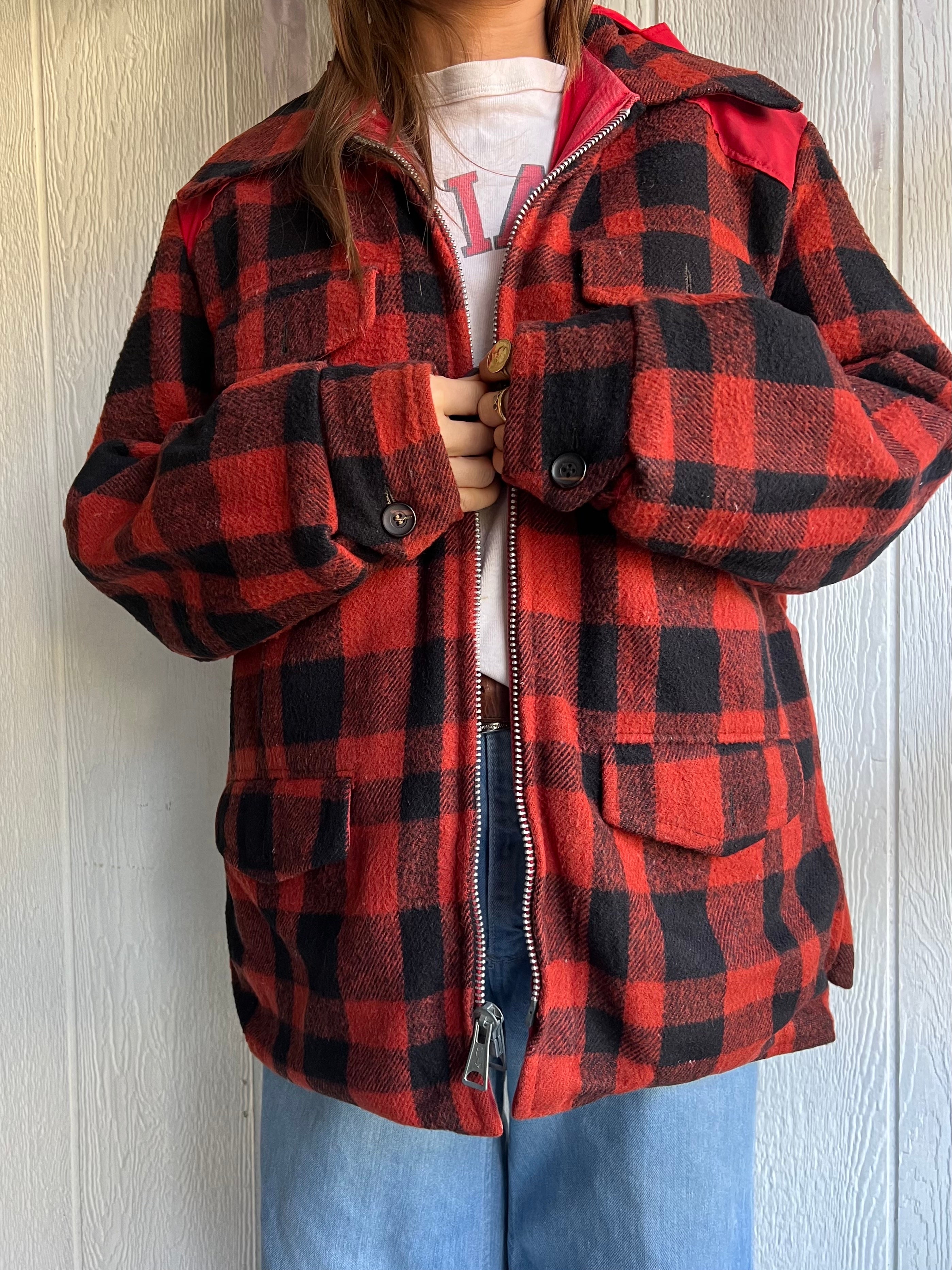 Check Jacket Reversible Red and Black Checker Jacket – The Wanderly