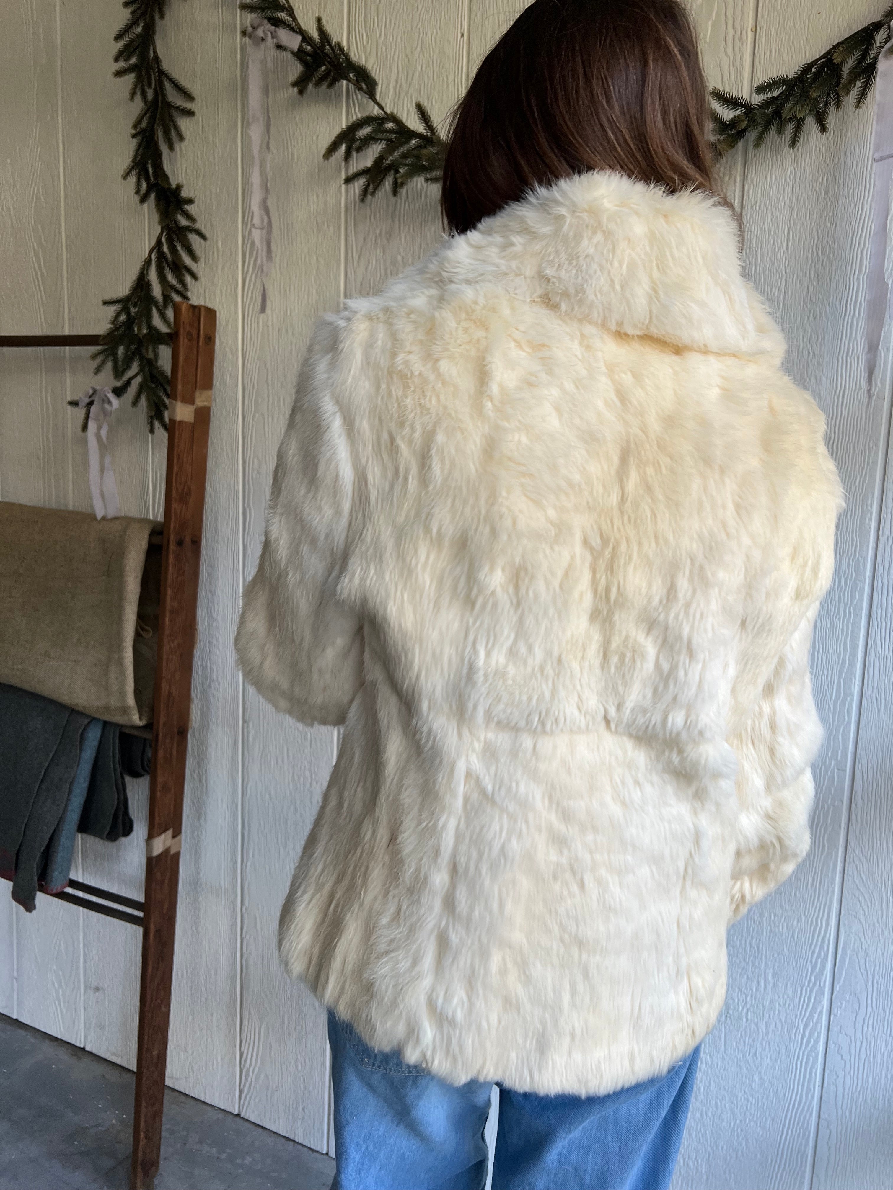 Cream Fur Jacket