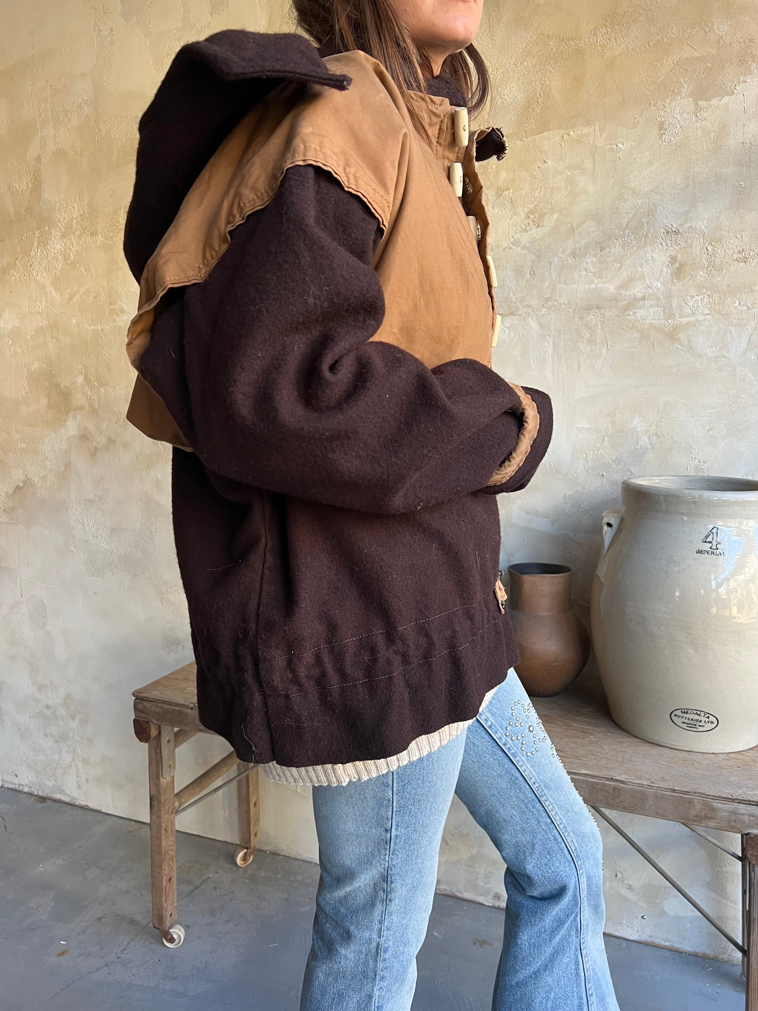 Felted Wool Pullover Jacket