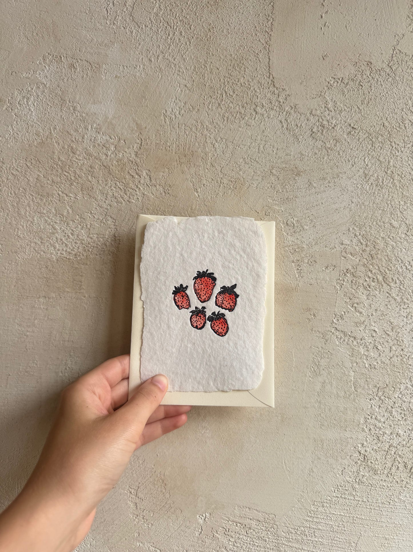 Bunch of Strawberries Card by Farmette