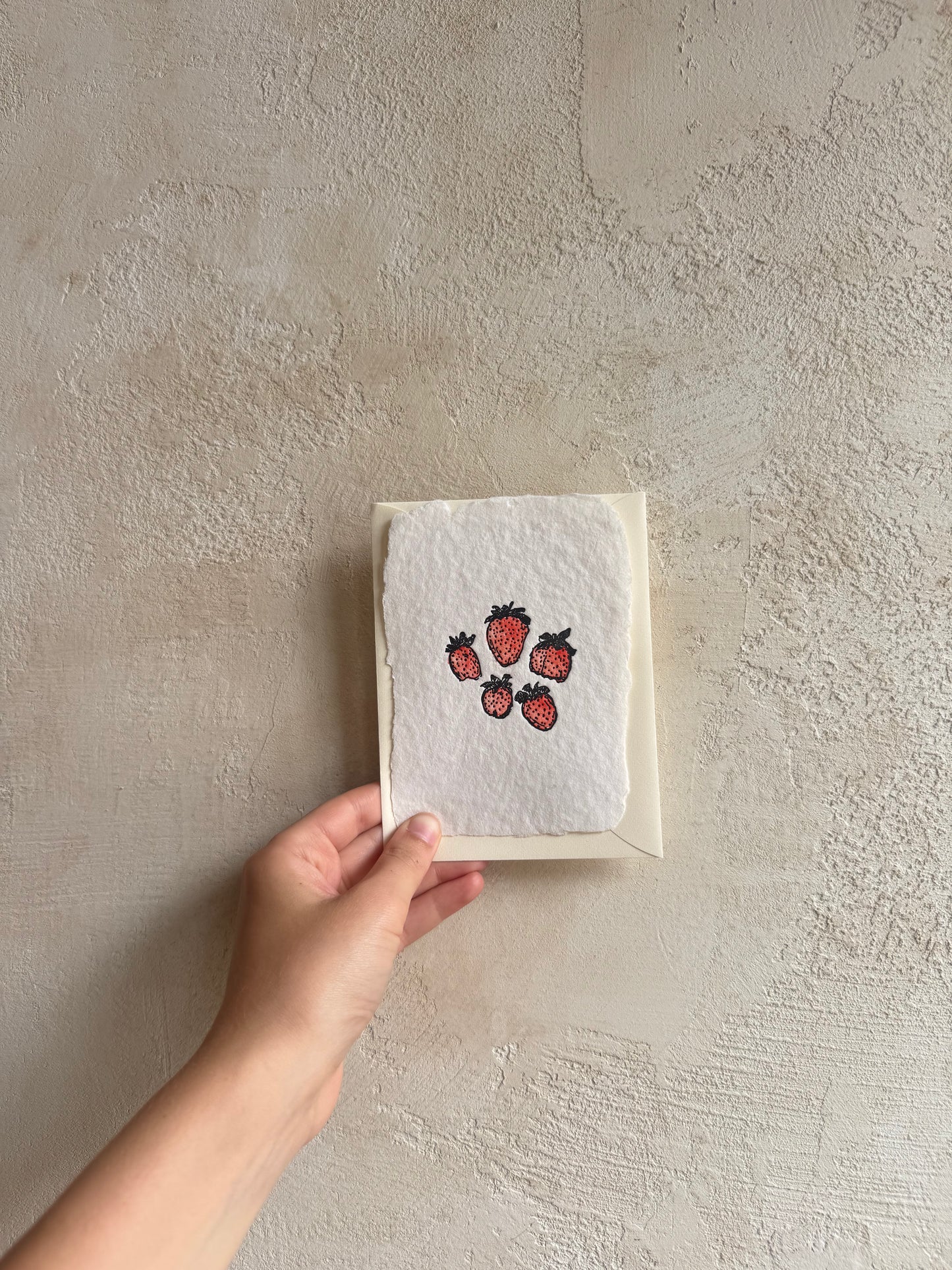 Bunch of Strawberries Card by Farmette