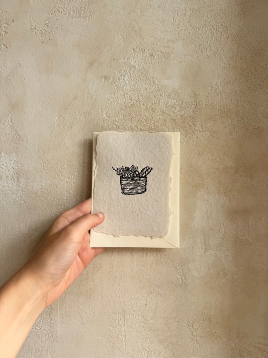 Full Basket Card by Farmette