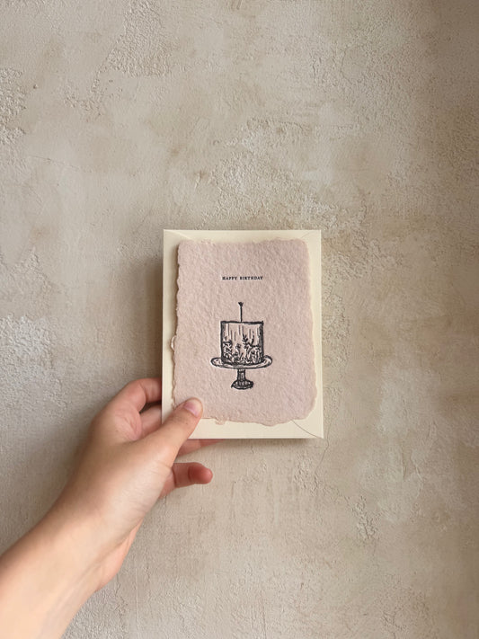 Happy Birthday Cake Card by Farmette