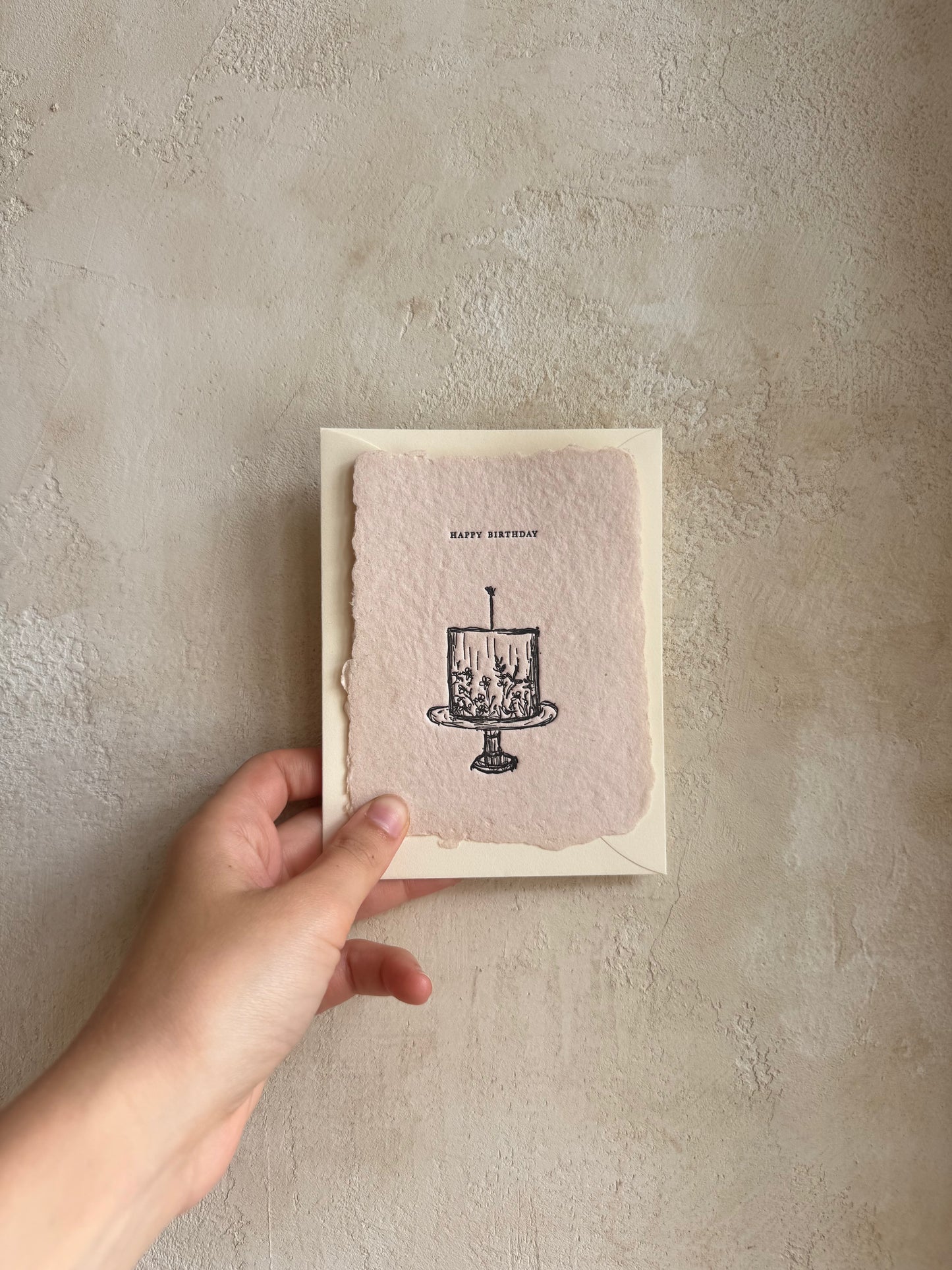 Happy Birthday Cake Card by Farmette