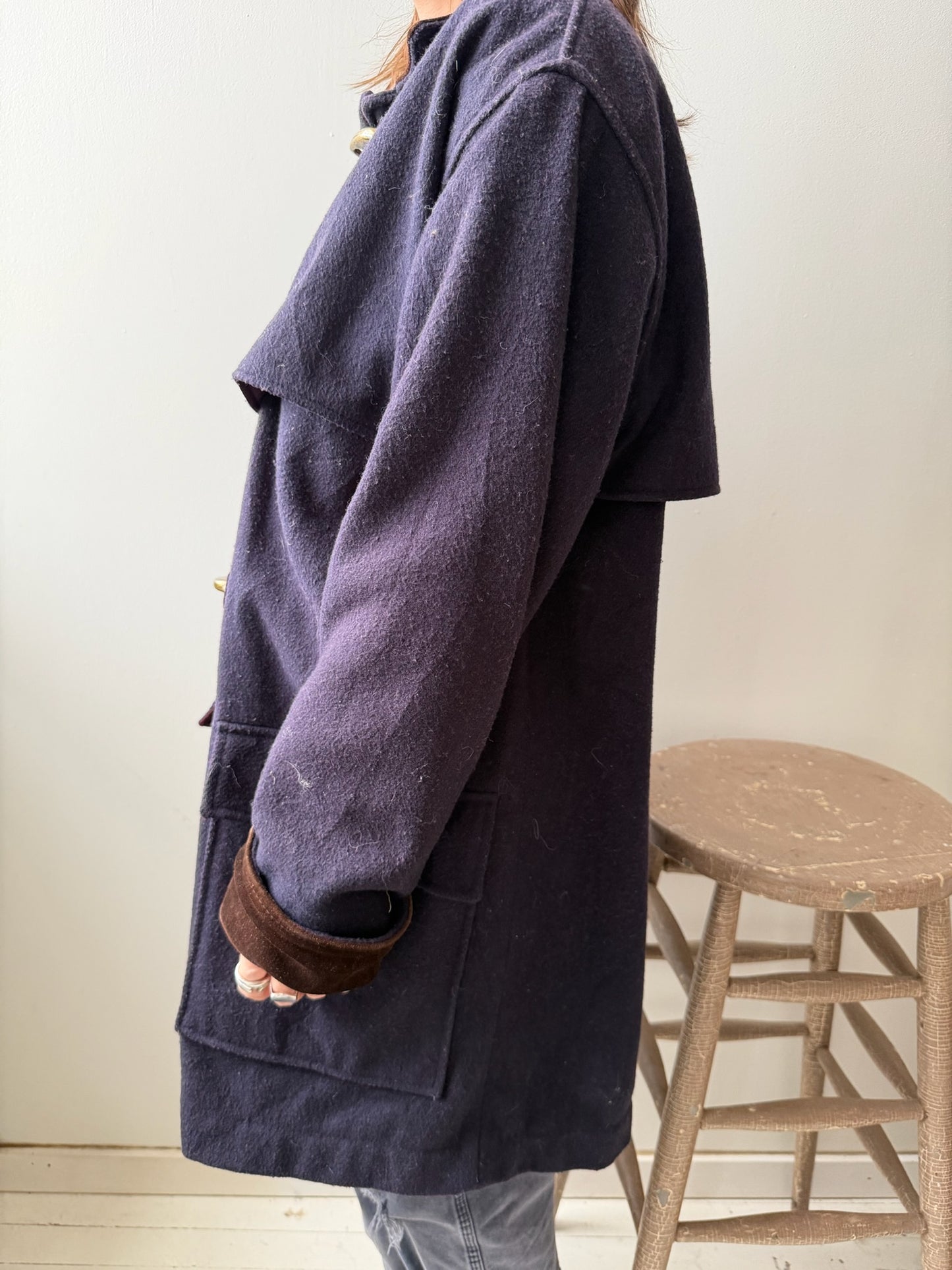Navy Wool Peacoat