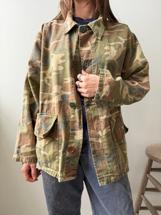 Faded Military Chore Jacket