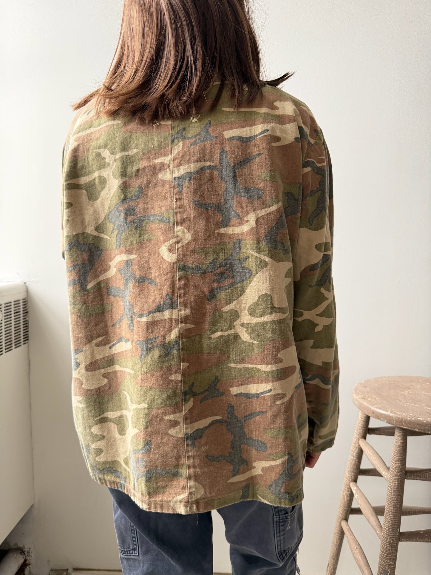 Faded Military Chore Jacket