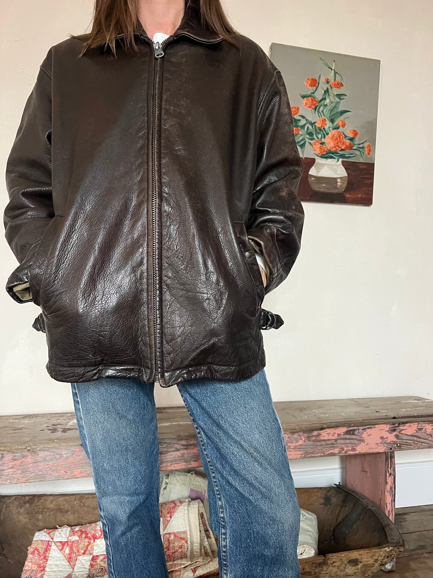 Brown Leather Jacket