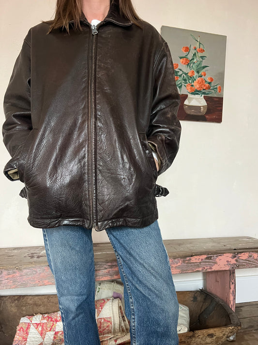 Brown Leather Jacket