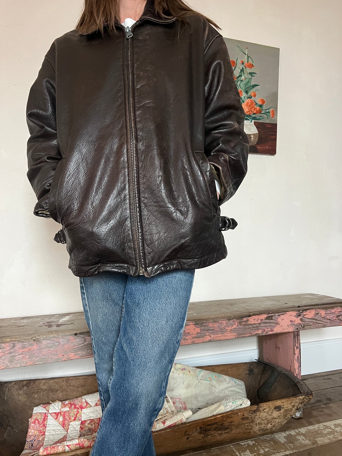 Brown Leather Jacket