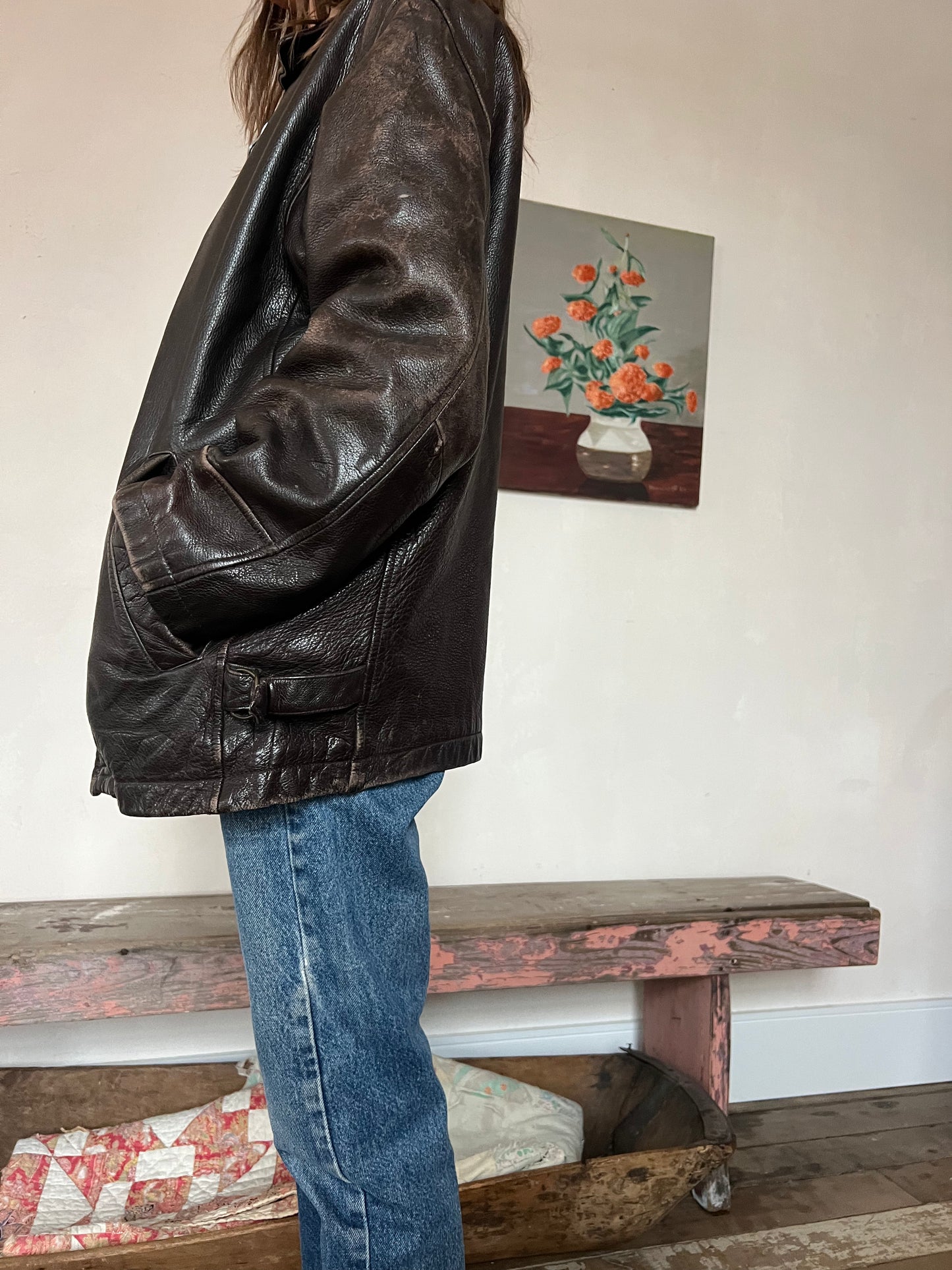 Brown Leather Jacket