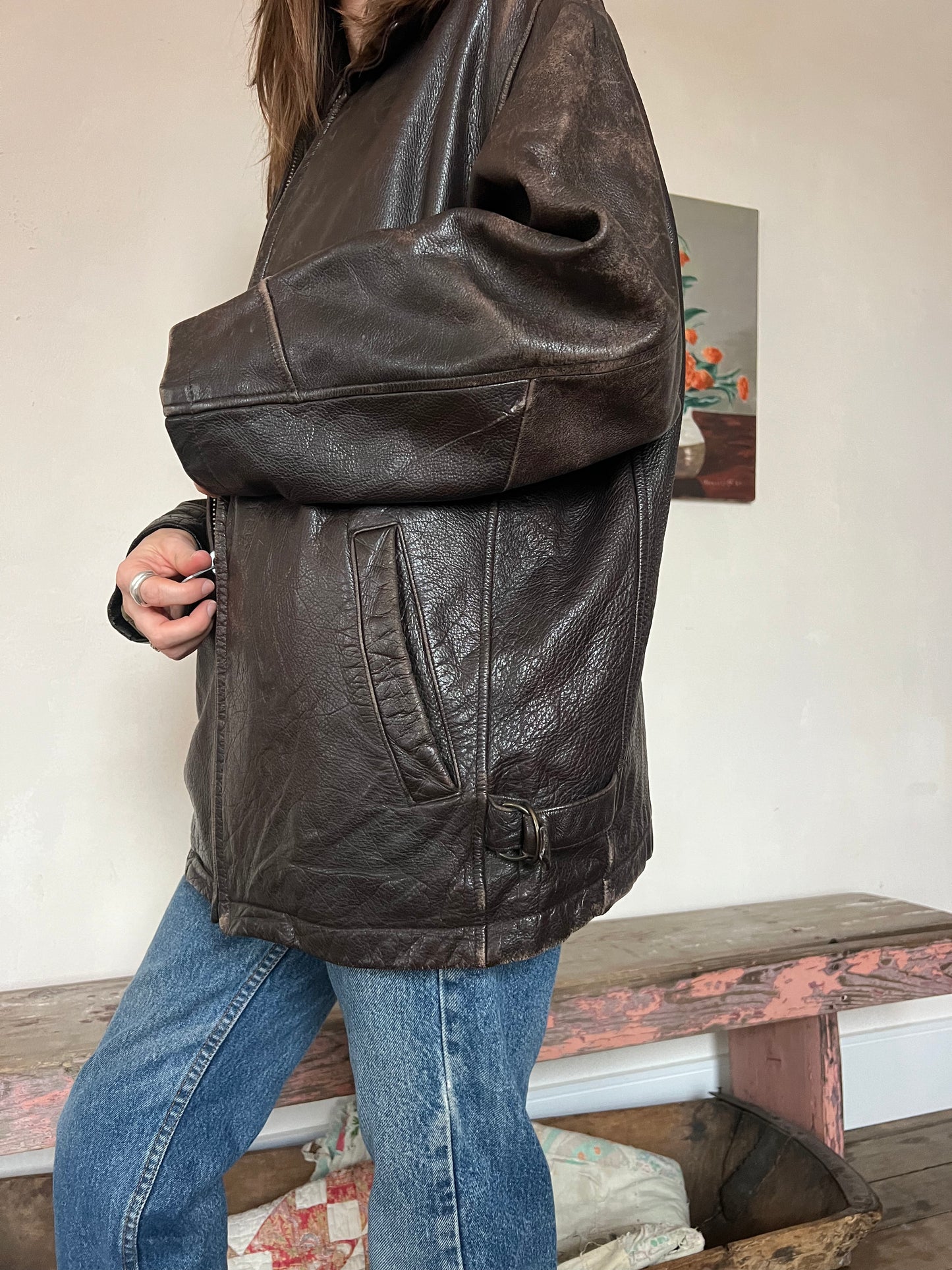 Brown Leather Jacket